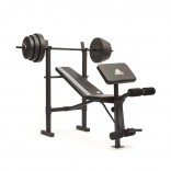 Adidas Ağırlık Sehpası 45 KG Ağırlık ile Beraber - ADBE-10349 Essential Bench