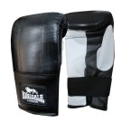 Lonsdale Pro Bag Mitt Bilek Yırtmaçlı Siyah-Beyaz Torba Eldiven - S / M (56749)